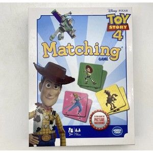 Toy Story 4 Matching Memory Game Wonder Forge 2019 Complete Disney